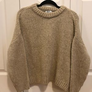 MANGO chunky knit sweater